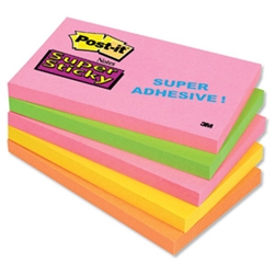 Post-it Super Sticky Notes - Neon Rainbow -
