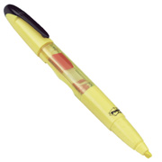 Post-it Yellow Highlighter with Index Tabs