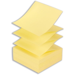 Post-it Z-Notes - Canary Yellow - 76x76mm - 12