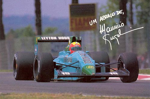 Gugelmin Leyton House Promo Postcard