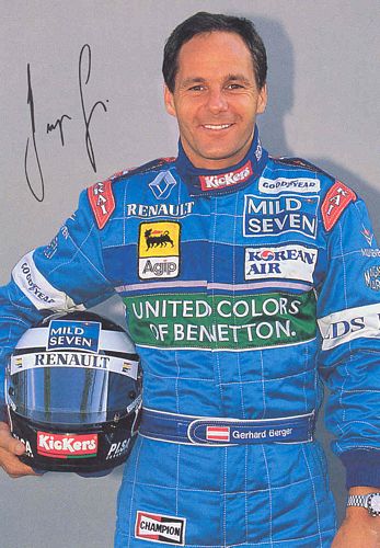 Berger Benetton 1996 Promotional Postcard