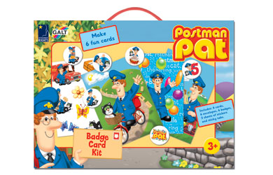 Postman Pat Badge Card Kit