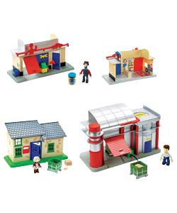 Mini Playsets with Figure Assortment