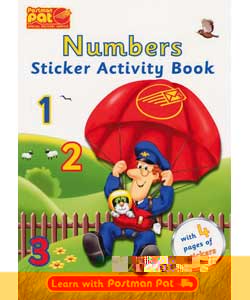 Postman Pat Numbers Sticker Activity