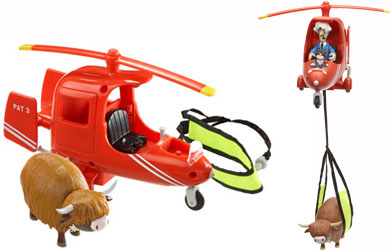 postman pat SDS Helicopter