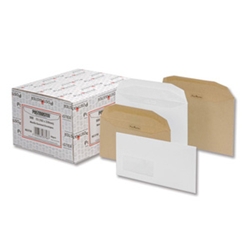 Postmaster Gummed Wallet White Envelopes DL