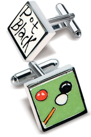 Pot Black Cufflinks
