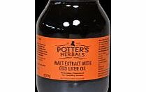 Potters Malt Extract with Cod Liver Oil