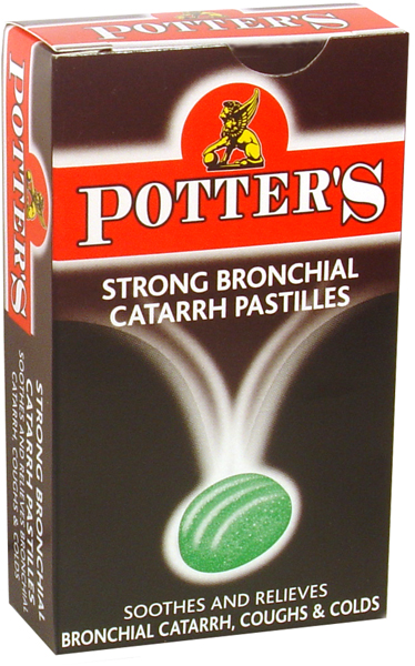 Potters Strong Bronchial Catarrh Pastilles 45g