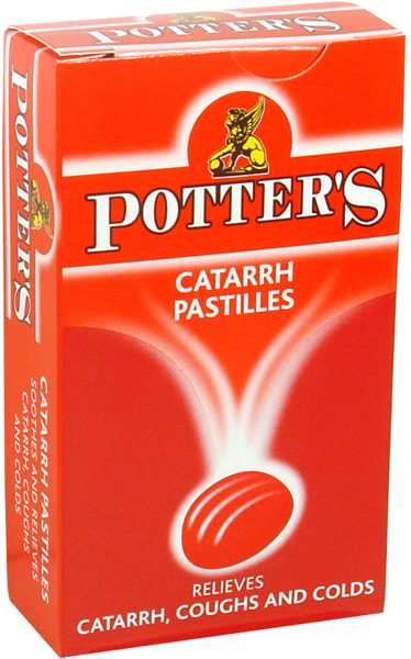 Potters Traditional Catarrh Pastilles x24 45g