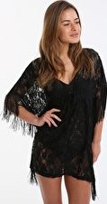 Pour Moi, 1295[^]265493 All About The Lace Kaftan - Black