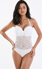 Pour Moi, 1295[^]274042 Bora Bora Padded Underwired Suit - White