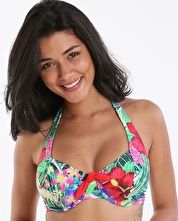 Pour Moi, 1295[^]274173 Jungle Fever Halter Underwired Top - Multi
