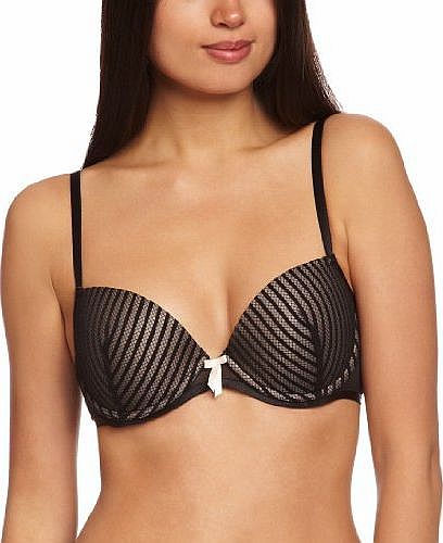 Pour Moi Promise Padded Full Cup Womens Bra Black 34E