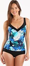 Pour Moi, 1295[^]229602 Sorrento Control Tankini Set - Blue