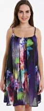 Pour Moi, 1295[^]264510 Tiger Lily Dress - Purple Multi