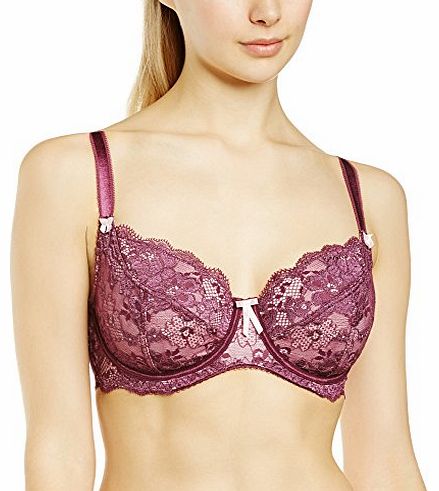 Pour Moi Womens Amour Full Cup Everyday Bra, Purple (Soft Plum), 38J