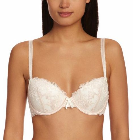Pour Moi Womens Amour Padded Balcony Everyday Bra, Off-White (Almond), 38C