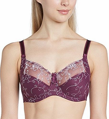 Pour Moi Womens Imogen Rose Full Cup Everyday Bra, Purple (Plum), 42H