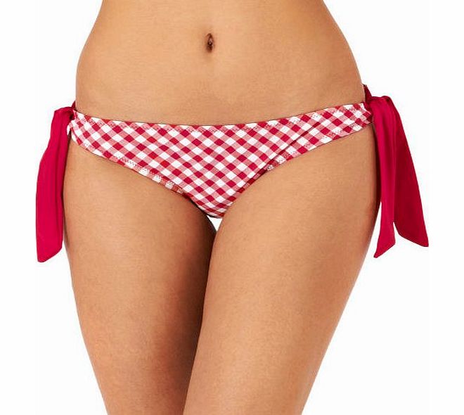 Pour Moi Womens Pour Moi Checkmate Tie Side Bikini
