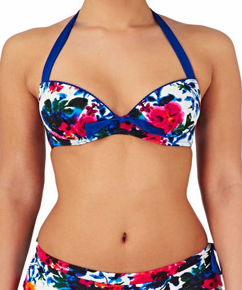 Pour Moi Womens Pour Moi Flamenco Padded Halter Bikini