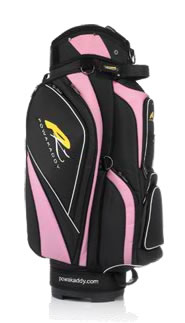 Powakaddy Golf Deluxe Ladies Cart Bag Black/Rose Pink