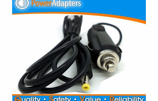 Power-adapters.co.uk Nextbase SDV49-A 12V in car Lighter Adapter Lead Charger for Portable DVD Player