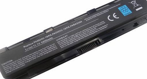 Power Battery Bay Valley Parts 6-Cell 11.1V 5200mAh New Replacement Laptop Battery for Toshiba Satellite Pro C845 C845D C850 C850D C855 C855D