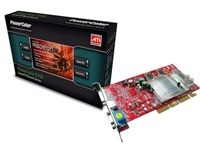 Power Color ATi Radeon 9250 128MB 64bit AGP VGA DVI TV Out