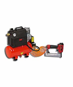 Power Devil Air Compressor & Nail Gun Kit