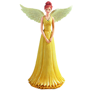 power of Believing August Angel Figurine