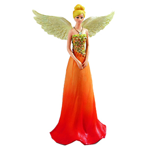 power of Believing October Angel Figurine