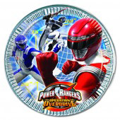 power Rangers 9 inch Party Plates - 10 in a pack