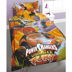 Power Rangers Bedding- Jungle Fury Single Duvet