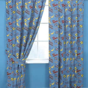 Power Rangers Curtains (54 inch drop)