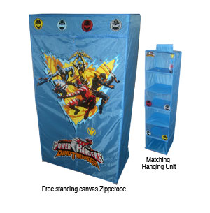 Power Rangers Dino Thunder Zipperobe and Hanging Unit