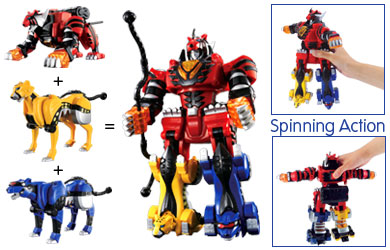 power rangers Jungle Fury - DX Jungle Pride Megazord