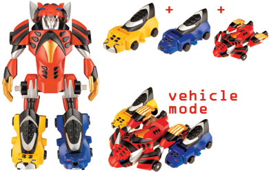 power rangers Jungle Fury - Micro Animal Zord Set A