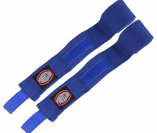 Power Star MAXSTRENGTH Blue Cotton hand wraps bandages boxing mma martial arts muay thai