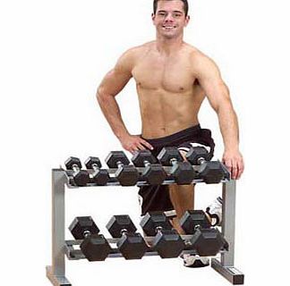 Powerline 32 Dumbbell Rack (Grey)