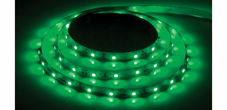 PowerPax UK 1m 12V LED Strip Green with 2.1mm Input Socket
