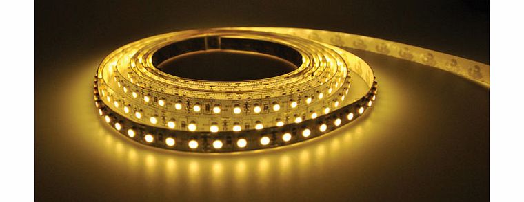 PowerPax UK 1m 12V LED Strip Warm White with 2.1mm Input