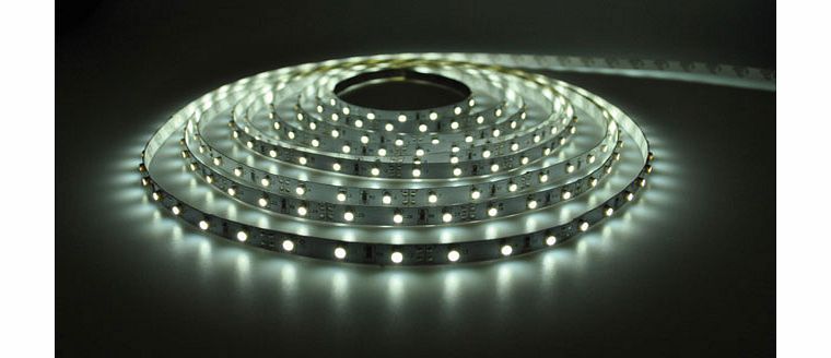 PowerPax UK 1m 24V LED Strip Cool White with 2.1mm Input