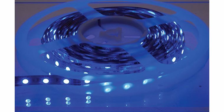 PowerPax UK 5m 12V RGB Colour Changing LED Strip 60pcs 14.4W