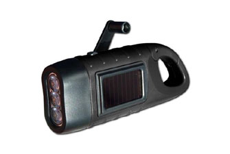 PowerPlus Seahorse Wind Up Solar LED Torch