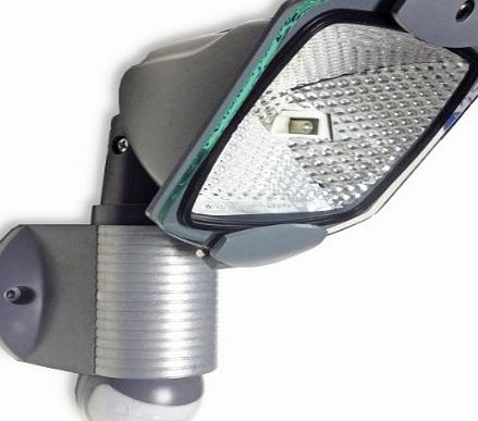 PowerSave PIR Security Sensor Flood Light. 120w Self Contained Outdoor Waterproof Movement Detector. 240v. 30 Energy Saving Flood Lamp Light.
