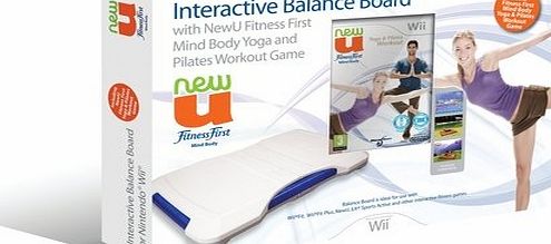 pqube Balance Board with Free New U Yoga and Pilates (Wii)