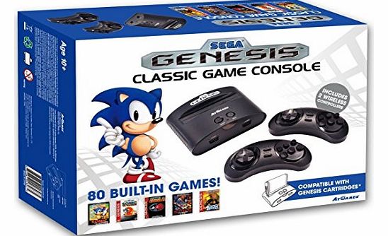 Sega Mega Drive Classic Game Console with 80 Games (Electronic Games)