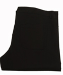 Prada Black Gabardine Stretch Button Fly Trousers 34 Leg