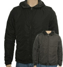 Prada Black Nylon Reversible Hooded Jacket